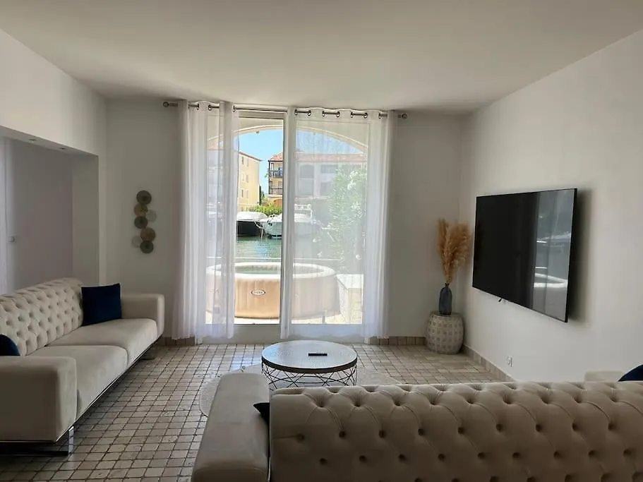 Grande Villa De 130 M2 Avec Spa Et Amarrage Prive 14X8M Grimaud 0*,